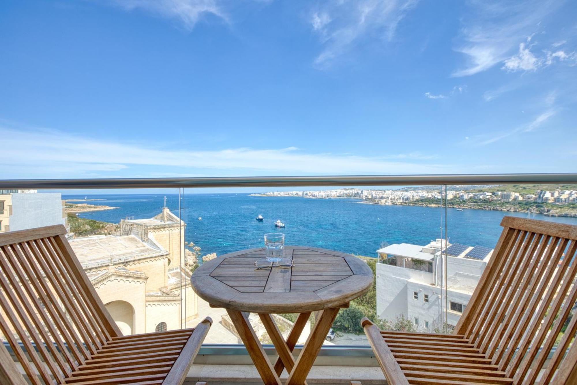 Blu Mar Sea View Apartments St. Paul's Bay Exterior photo